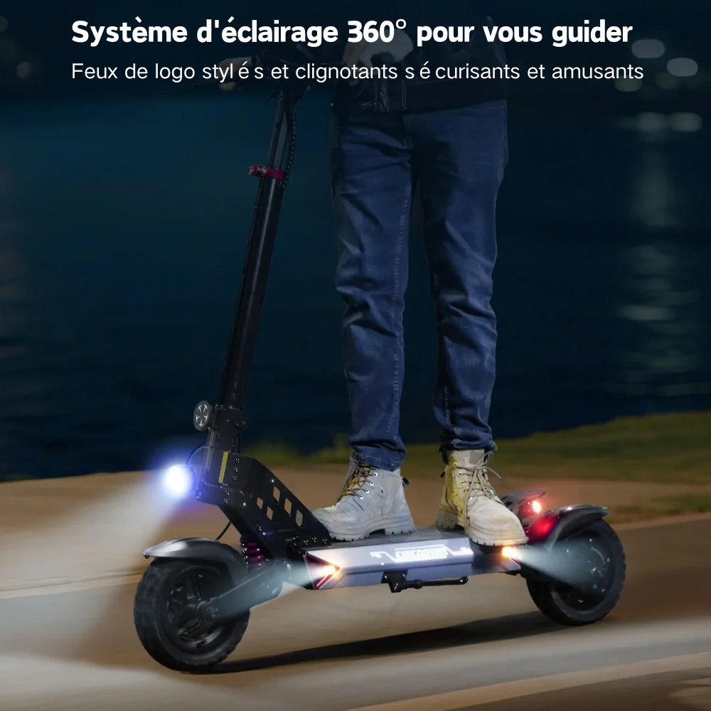 Landturbo Pro Trottinette électrique tout-terrain 1250W - Image 4