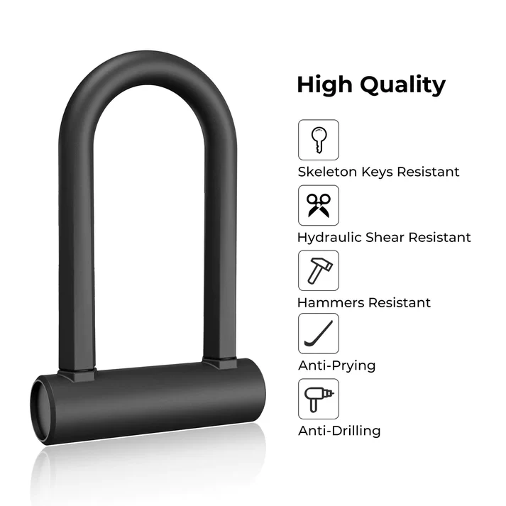 U-Lock combinaison de sécurité robuste pour vélo électrique - Image 7