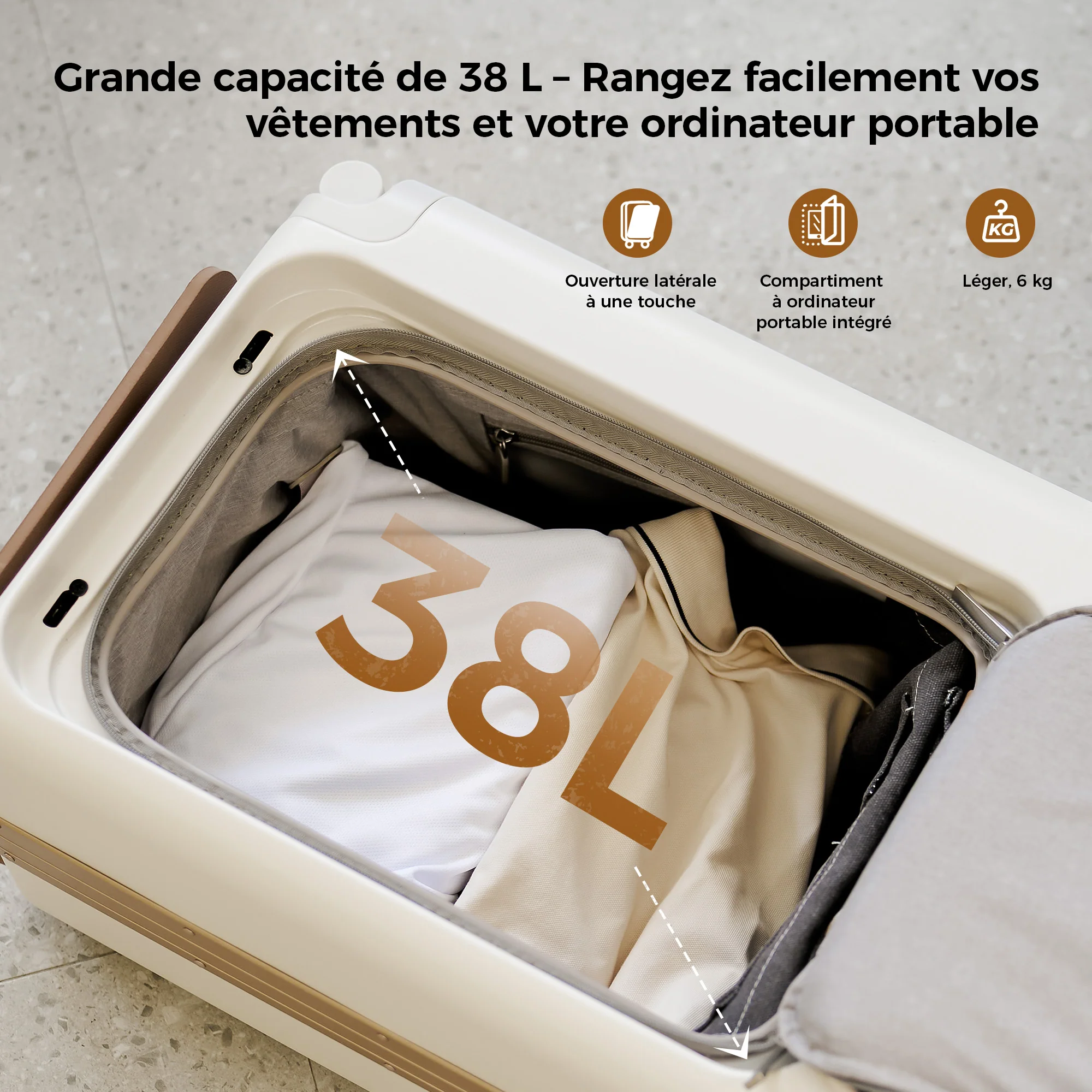 Valise Électrique 20" - Approuvée Compagnies Aériennes - Image 6