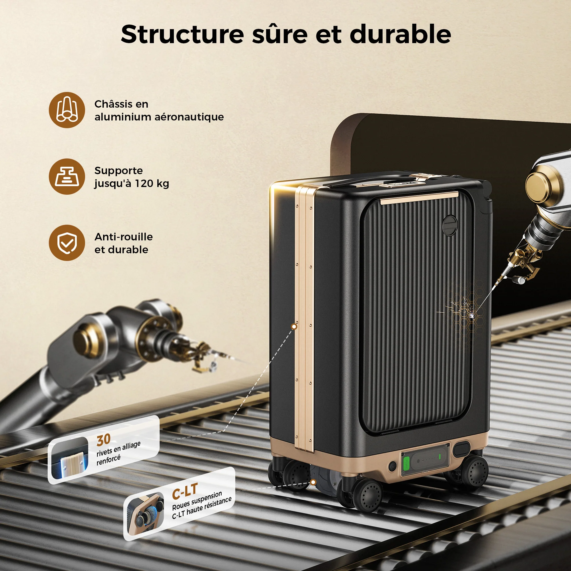 Valise Électrique 20" - Approuvée Compagnies Aériennes - Image 7