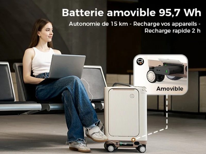 Valise Électrique 20" - Approuvée Compagnies Aériennes - Image 9